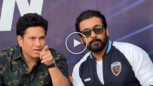 ISPL 2025 Live Update :Sachin Tendulkar, Abhishek Bachchan, and Suriya Share a Moment at ISPL 2025 Opening Ceremony